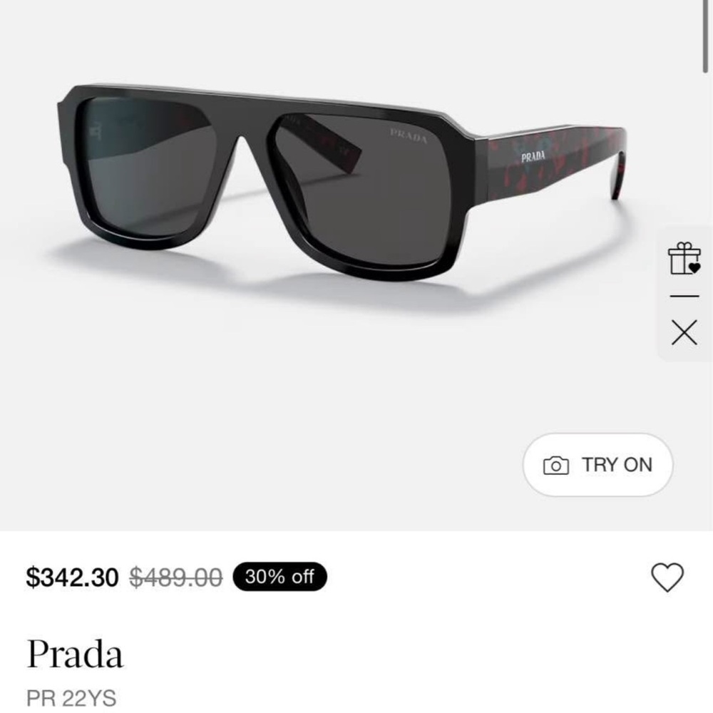 Prada Black Sunglasses